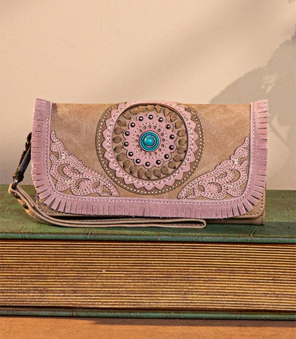 WHAT'S NEW :: Wholesale Montana West Embroidered Concho Wallet