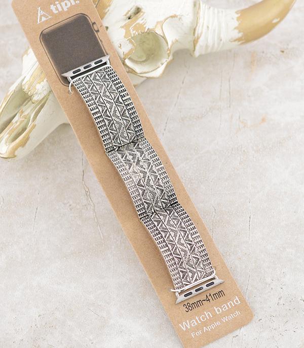<font color=BLUE>WATCH BAND/ GIFT ITEMS</font> :: SMART WATCH BAND :: Wholesale Tipi Brand Aztec Stretch Watch Band