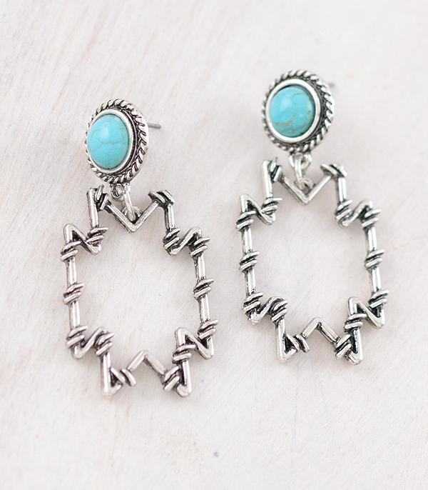 WHAT'S NEW :: Wholesale Western Turquoise Aztec Earrings