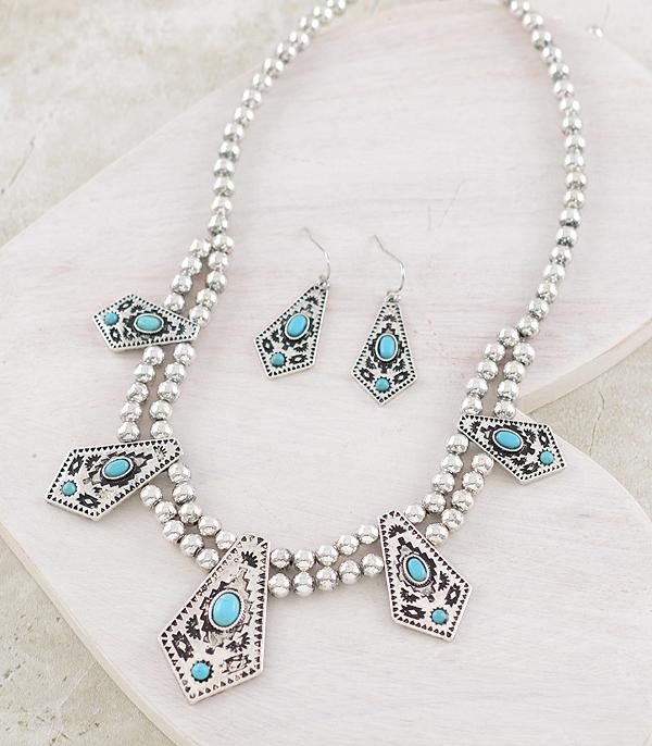 NECKLACES :: WESTERN TREND :: Wholesale Western Aztec Collar Necklace Set