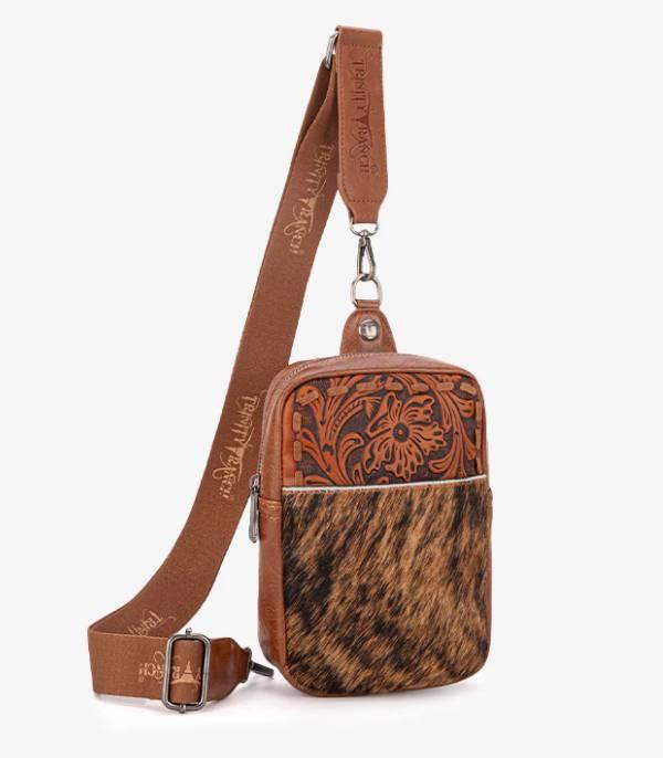 WHAT'S NEW :: Wholesale Trinity Ranch Cowhide Sling Bag