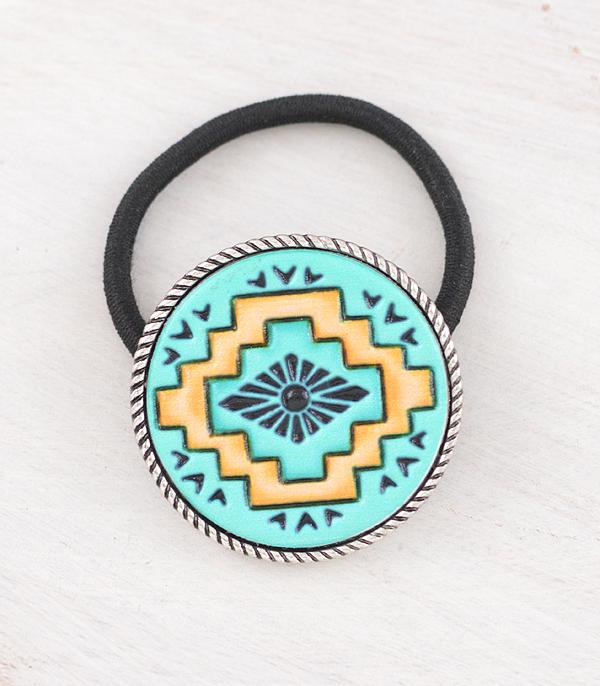 New Arrival :: Wholesale Western Aztec Ponytail Hair Tie