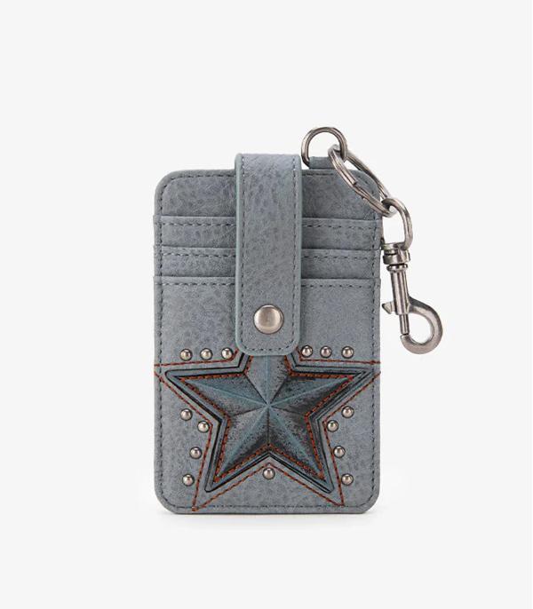 MONTANAWEST BAGS :: MENS WALLETS I SMALL ACCESSORIES :: Wholesale Montana West Lonestar Key Ring Card Case