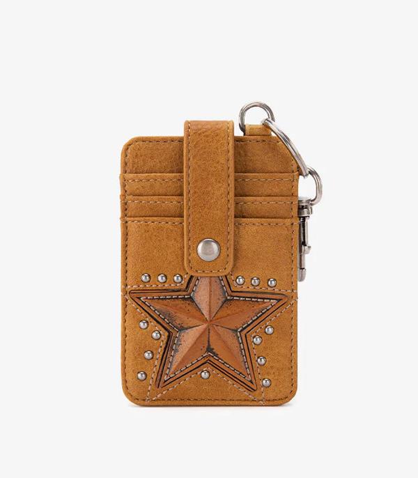 MONTANAWEST BAGS :: MENS WALLETS I SMALL ACCESSORIES :: Wholesale Montana West Lonestar Key Ring Card Case