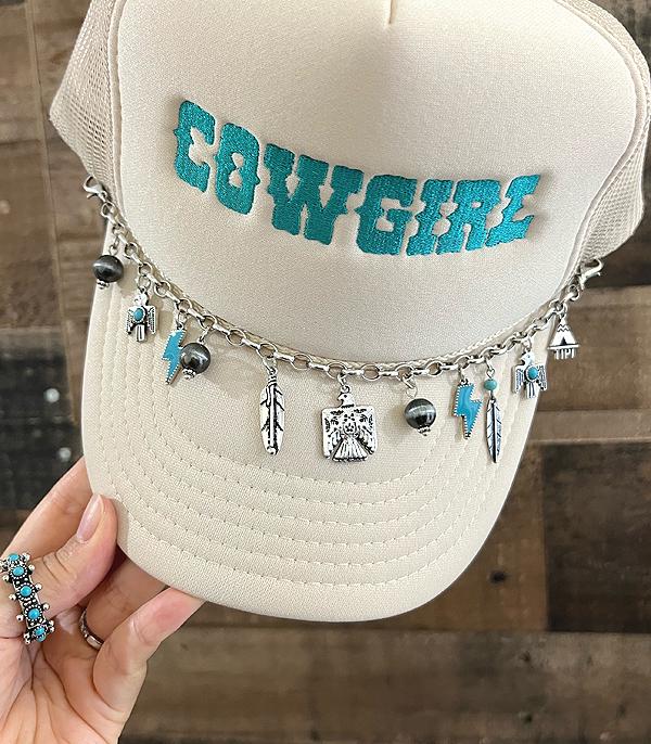 HATS I HAIR ACC :: HAT ACC I HAIR ACC :: Wholesale Western Charm Trucker Hat Chain