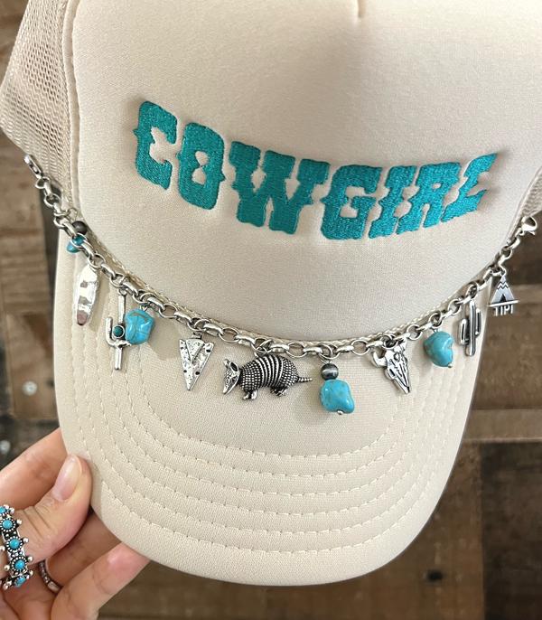 HATS I HAIR ACC :: HAT ACCESSORIES :: Wholesale Western Charm Trucker Hat Chain