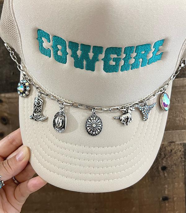 HATS I HAIR ACC :: HAT ACC I HAIR ACC :: Wholesale Western Charm Trucker Hat Chain