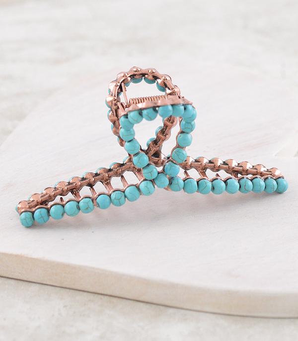 WHAT'S NEW :: Wholesale Western Turquoise Hair Claw Clip