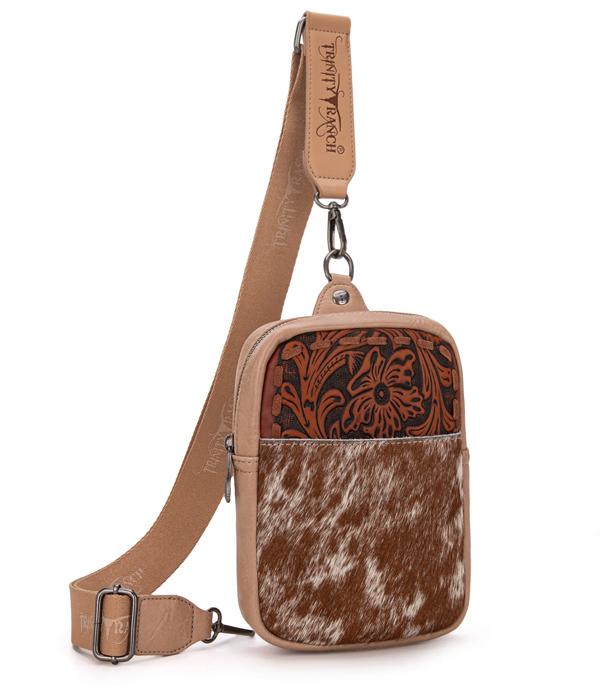 WHAT'S NEW :: Wholesale Trinity Ranch Cowhide Sling Bag