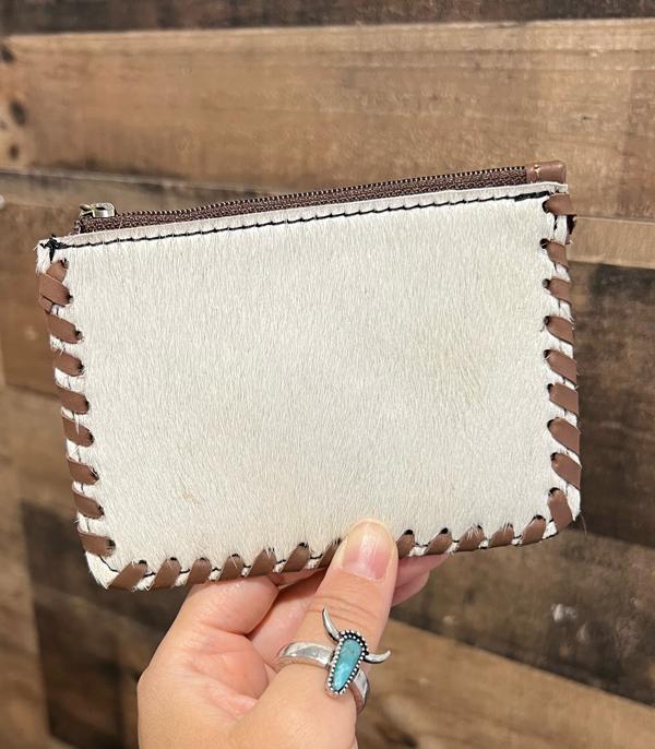 New Arrival :: Wholesale Cowhide Leather Zippered Coin Pouch