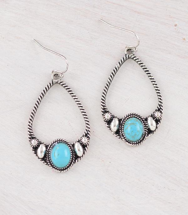 WHAT'S NEW :: Wholesale Western Turquoise Teardrop Earrings