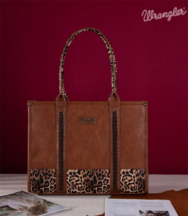 WHAT'S NEW :: Wholesale Wrangler Leopard Print Large Tote