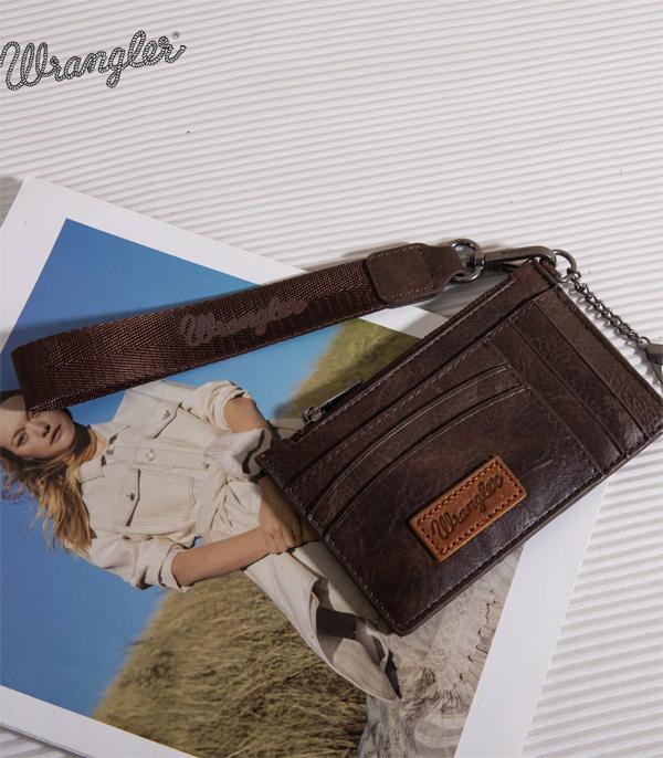 MONTANAWEST BAGS :: MENS WALLETS I SMALL ACCESSORIES :: Wholesale Wrangler Wristlet Card Wallet