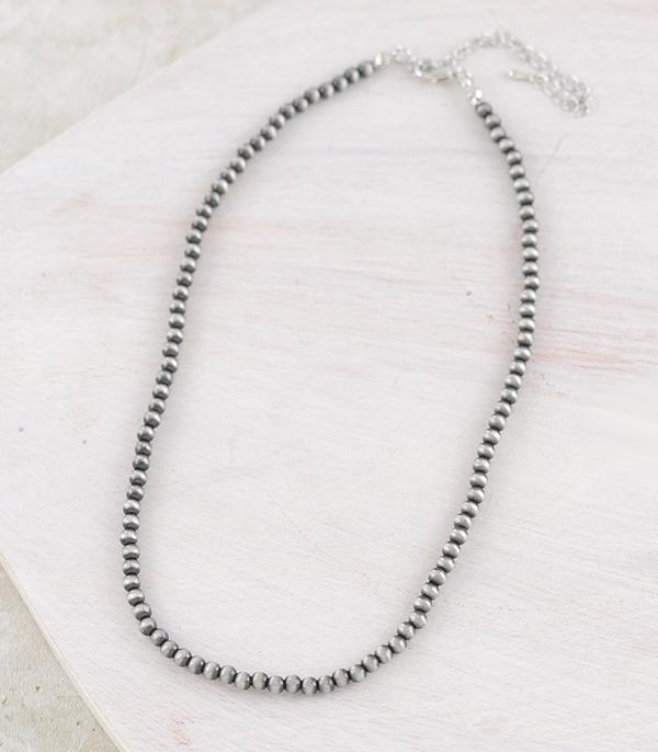 NECKLACES :: CHOKER | INSPIRATION :: Wholesale 14" Navajo Pearl Bead Choker Necklace