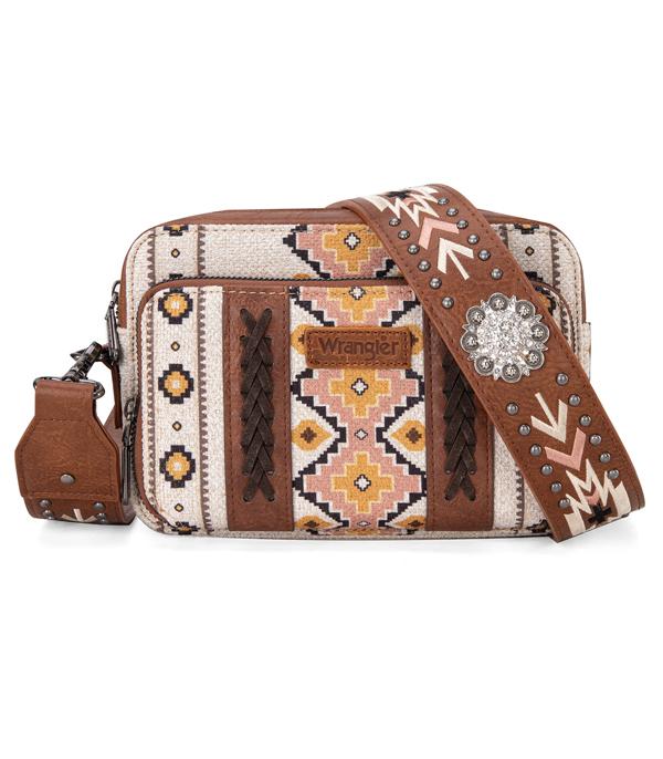 WHAT'S NEW :: Wholesale Wrangler Aztec Crossbody Bag