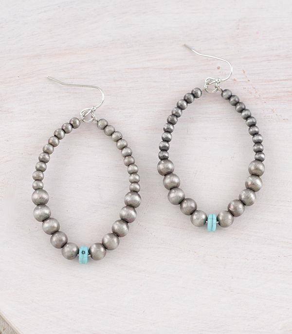 New Arrival :: Wholesale Western Navajo Pearl Bead Earrings