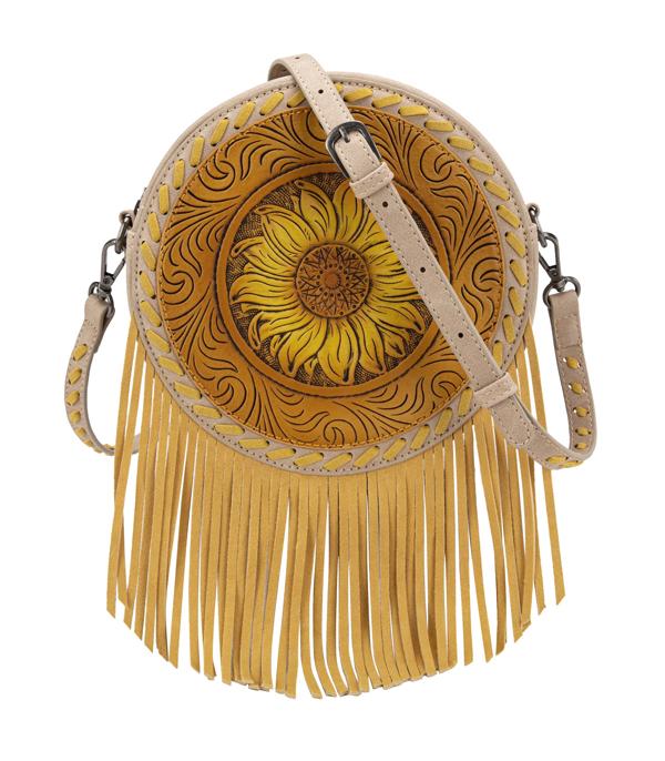 WHAT'S NEW :: Wholesale Montana West Sunflower Tooling Crossbody