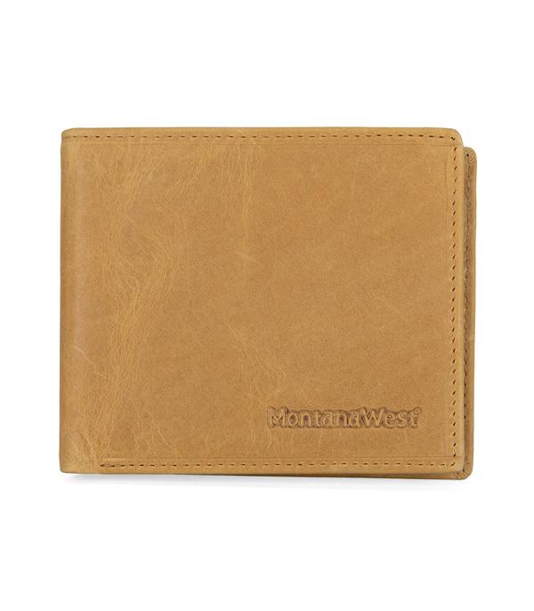 MONTANAWEST BAGS :: MENS WALLETS I SMALL ACCESSORIES :: Wholesale Montana West Mens Bi-Fold Wallet