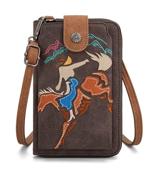 MONTANAWEST BAGS :: MENS WALLETS I SMALL ACCESSORIES :: Wholesale Montana West Phone Wallet Crossbody