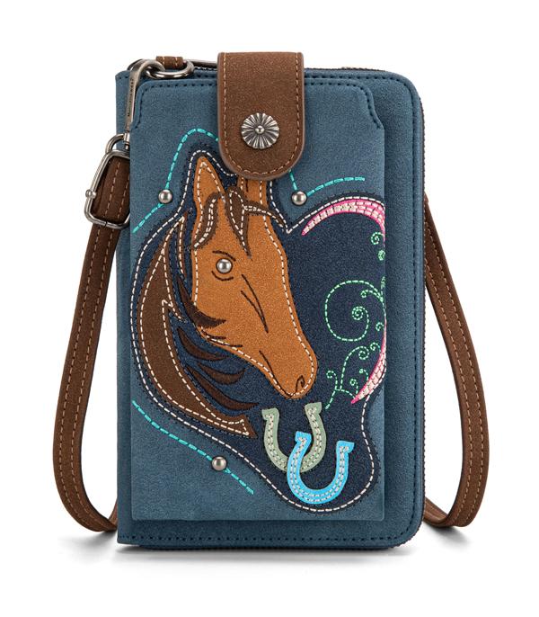 MONTANAWEST BAGS :: MENS WALLETS I SMALL ACCESSORIES :: Wholesale Montana West Phone Wallet Crossbody