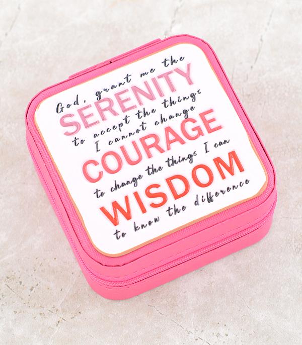 New Arrival :: Wholesale Serenity Prayer Mini Jewelry Case