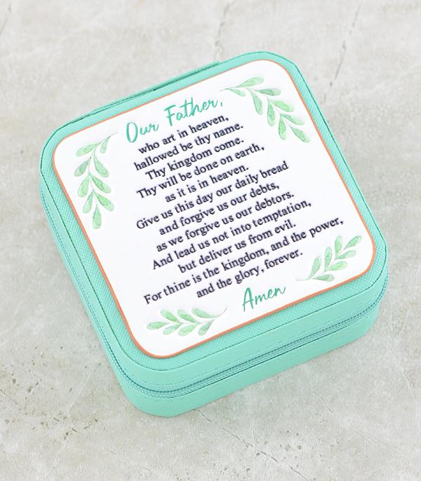 New Arrival :: Wholesale Lords Prayer Mini Jewelry Case