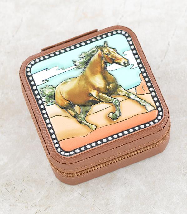 New Arrival :: Wholesale Western Horse Mini Jewelry Case