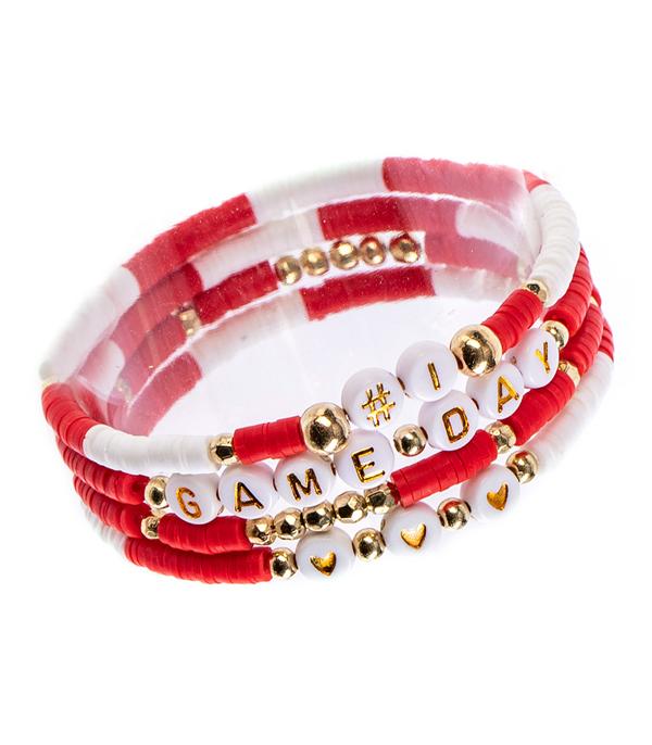 WHAT'S NEW :: Wholesale Game Day Beaded Bracelet Set