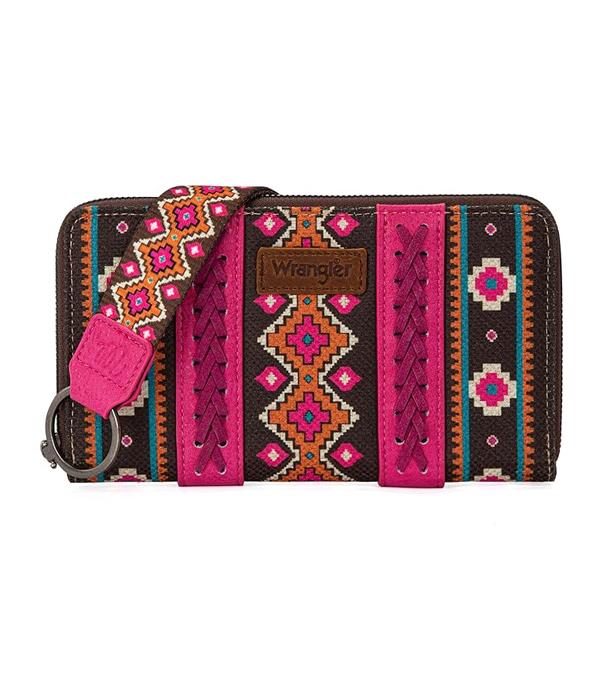 MONTANAWEST BAGS :: MENS WALLETS I SMALL ACCESSORIES :: Wholesale Wrangler Aztec Pattern Wallet 