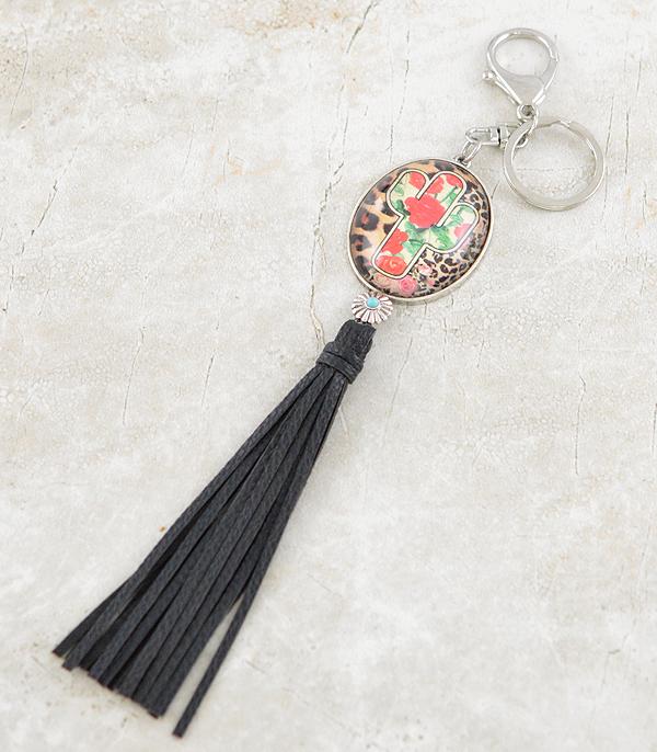 <font color=BLUE>WATCH BAND/ GIFT ITEMS</font> :: KEYCHAINS :: Wholesale Cactus Fringe Keychain