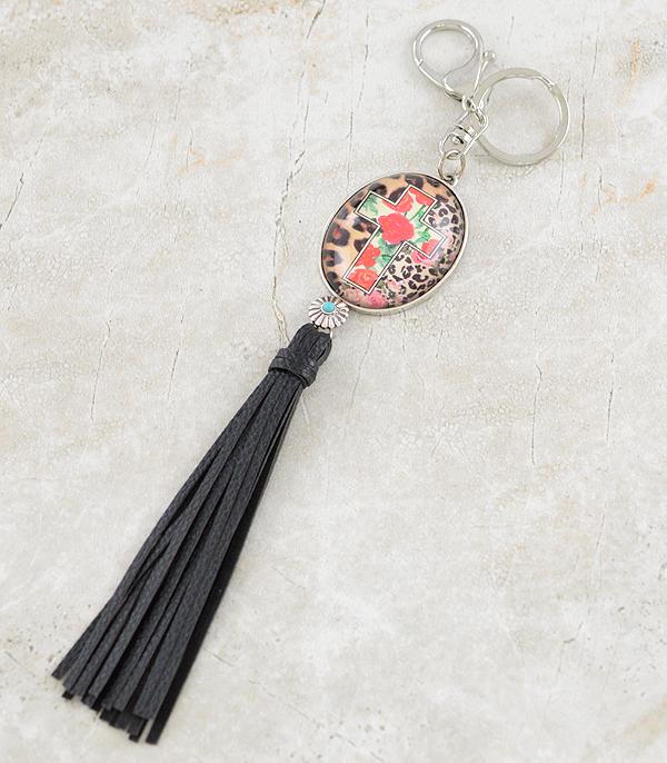 New Arrival :: Wholesale Cross Fringe Keychain