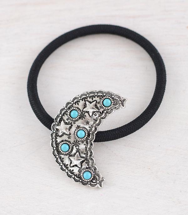 New Arrival :: Wholesale Western Crescent Moon Ponytail Hair Tie