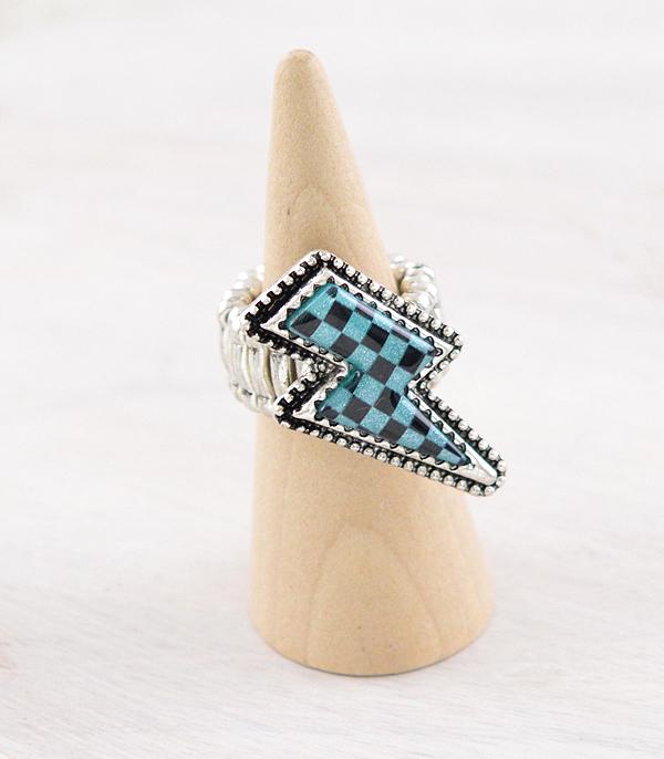 WHAT'S NEW :: Wholesale Western Checkered Bolt Ring