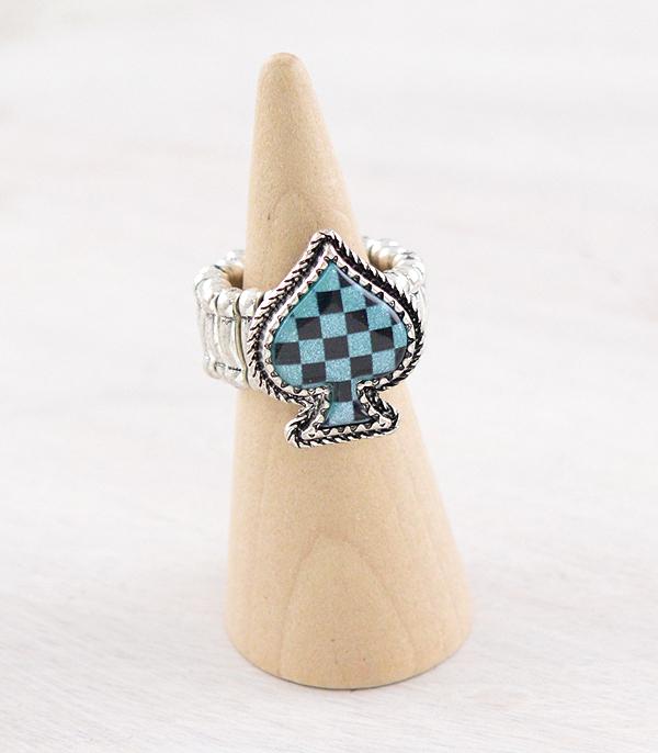 WHAT'S NEW :: Wholesale Western Checkered Ace Ring