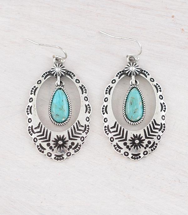 WHAT'S NEW :: Wholesale Western Turquoise Aztec Earrings