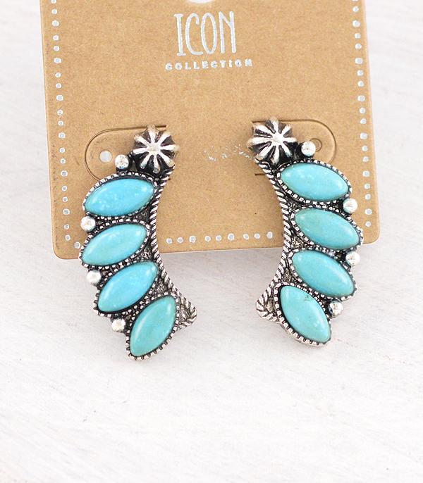 WHAT'S NEW :: Wholesale Western Turquoise Statement Earrings