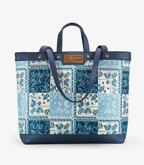 New Arrival :: Wholesale Wrangler Paisley Large Carry Tote Bag