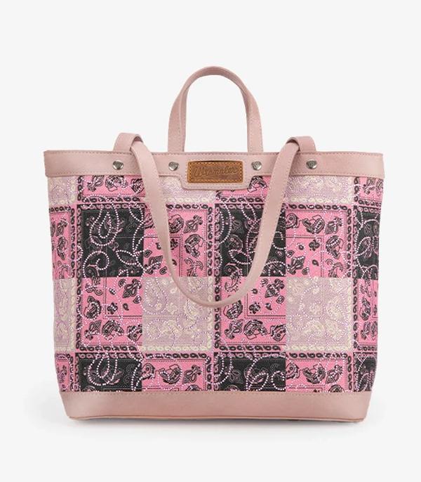 WHAT'S NEW :: Wholesale Wrangler Paisley Large Carry Tote Bag