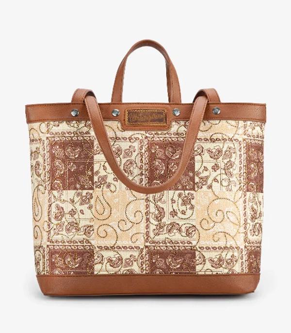 New Arrival :: Wholesale Wrangler Paisley Large Carry Tote Bag