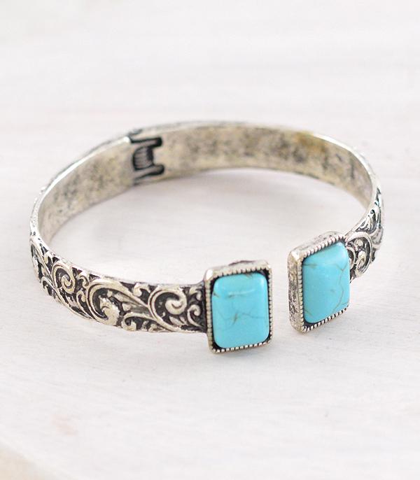 BRACELETS :: CUFF :: Wholesale Western Turquoise Tooling Cuff Bracelet