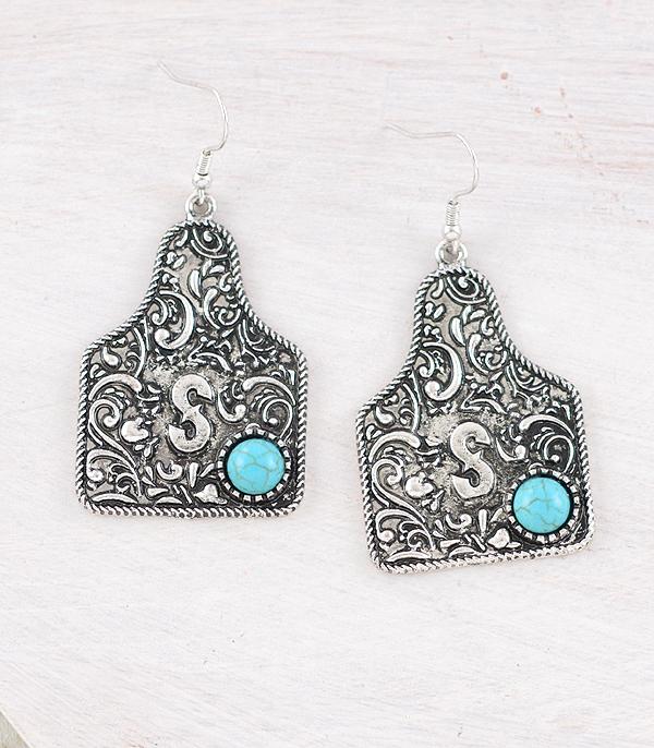 WHAT'S NEW :: Wholesale Western Tooling Initial Earrings