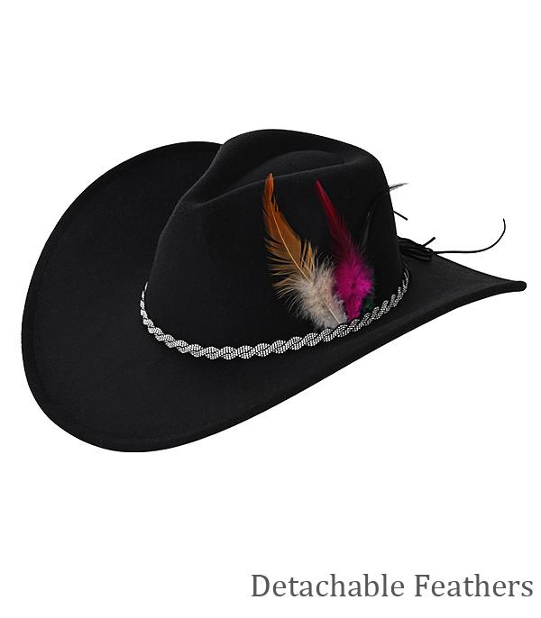 WHAT'S NEW :: Wholesale Western Rhinestone Trim Cowgirl Hat