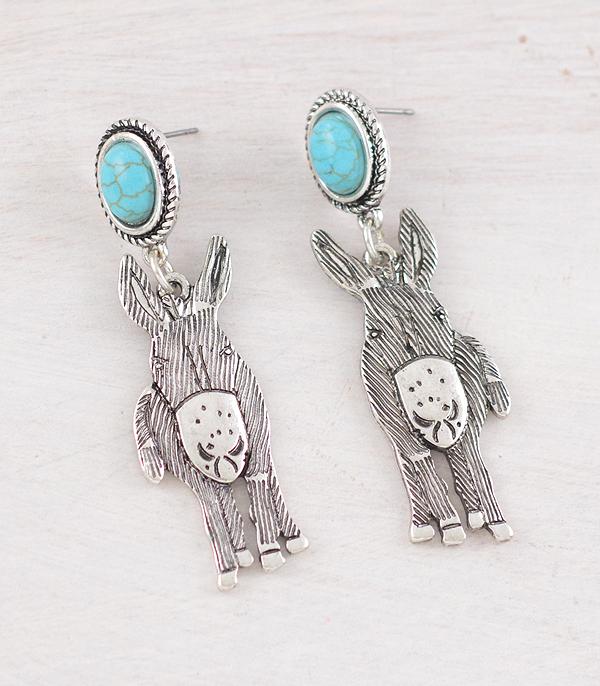 WHAT'S NEW :: Wholesale Western Donkey Turquoise Earrings