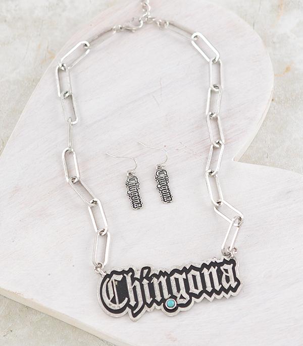 New Arrival :: Wholesale Western Chingona Pendant Necklace