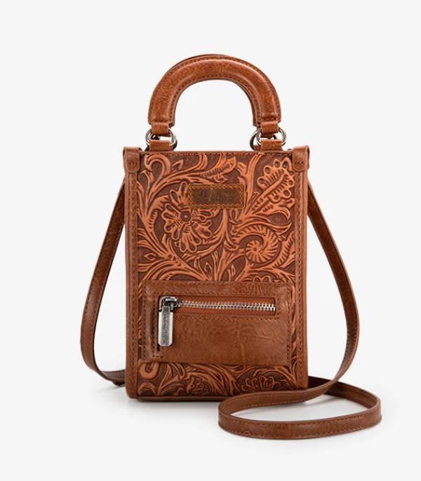 New Arrival :: Wholesale Montana West Tooled Mini Crossbody Bag