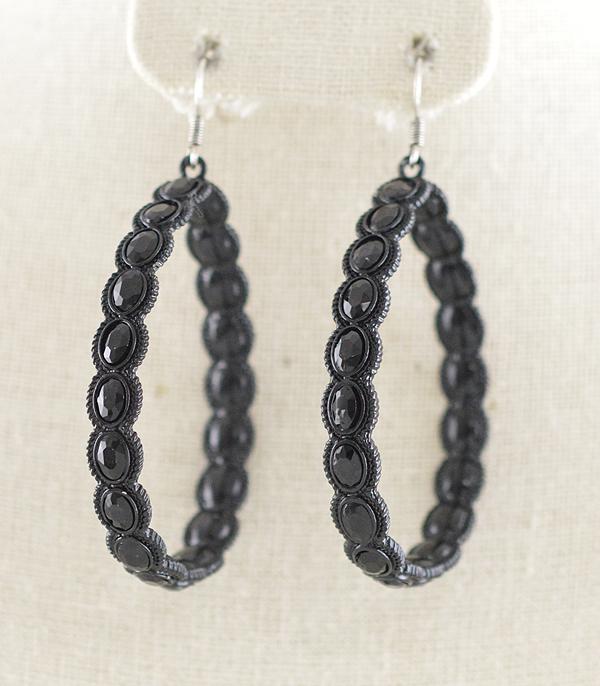 New Arrival :: Wholesale Rhinestone Teardrop Metal Earrings