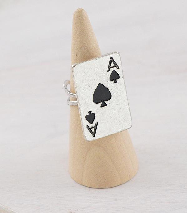 WHAT'S NEW :: Wholesale Western Ace Card Ring