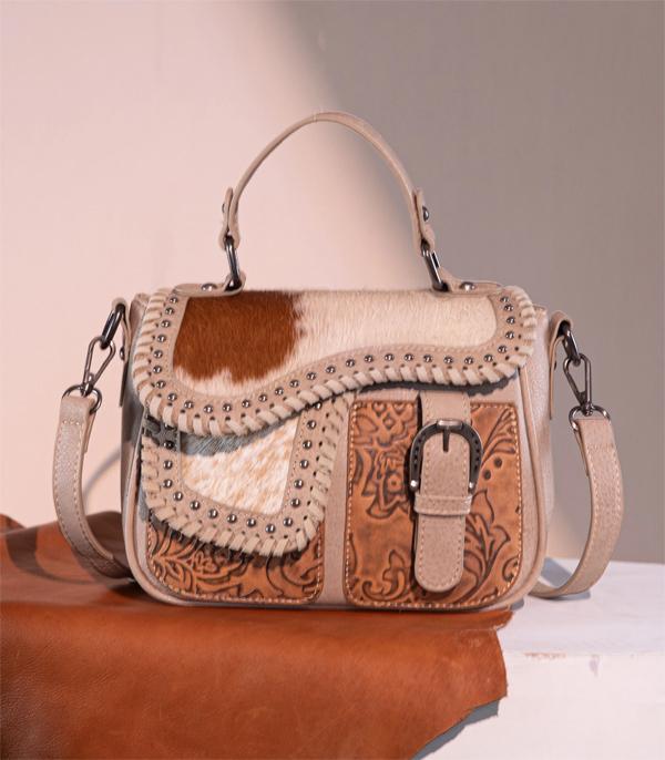 New Arrival :: Wholesale Trinity Ranch Cowhide Crossbody Satchel