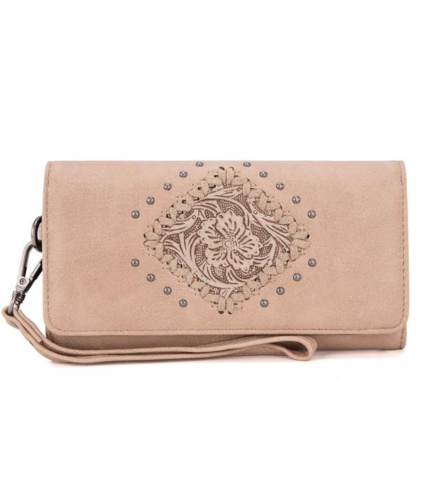 WHAT'S NEW :: Wholesale Montana West Tooled Wallet