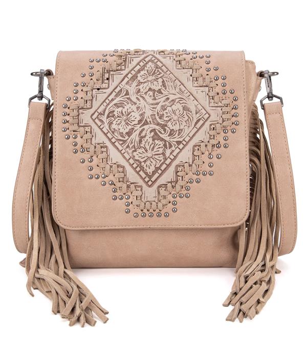 WHAT'S NEW :: Wholesale Montana West Tooled Fringe Crossbody Bag